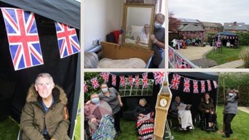 Garden and hair news from South Yorkshire care home
